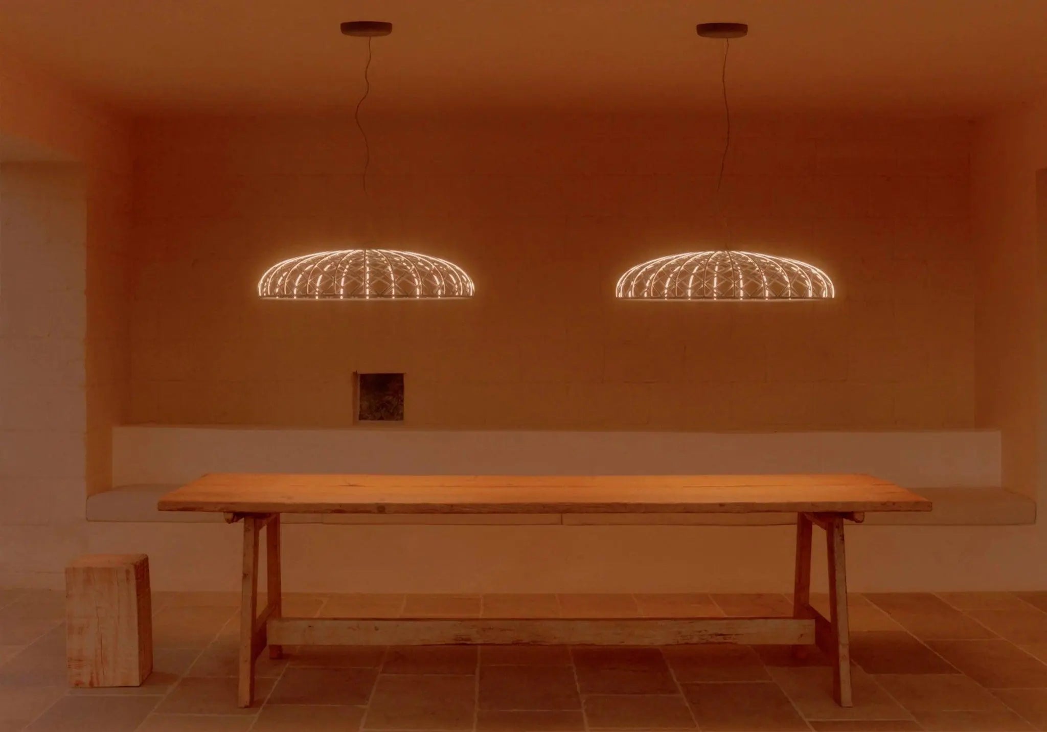 Lampa wisząca SKYNEST migdałowy – Flos