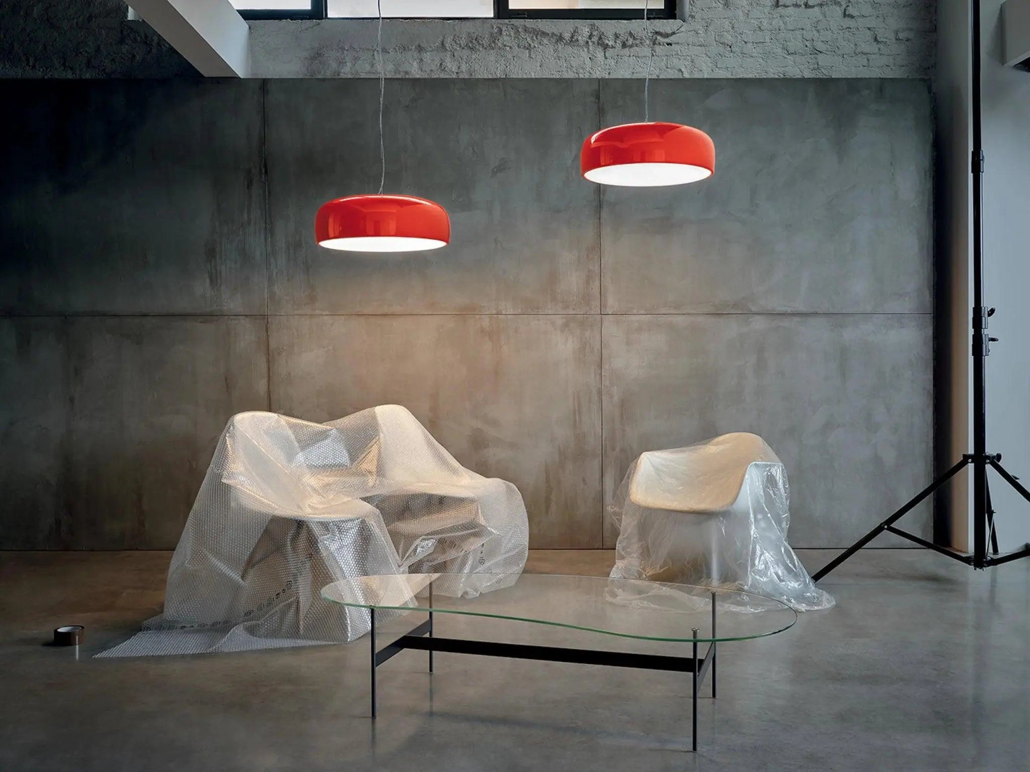 Lampa wisząca SMITHFIELD PRO czerwony – Flos