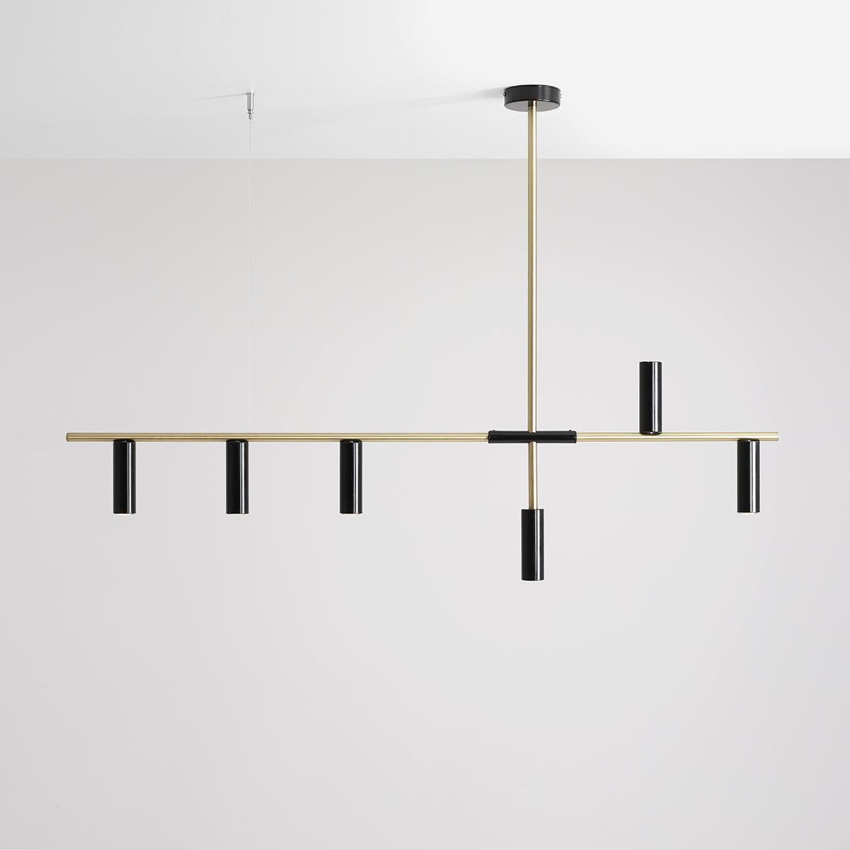 Lampa wisząca TREVO czarny z mosiężnym wykończeniem Artera Eye on Design