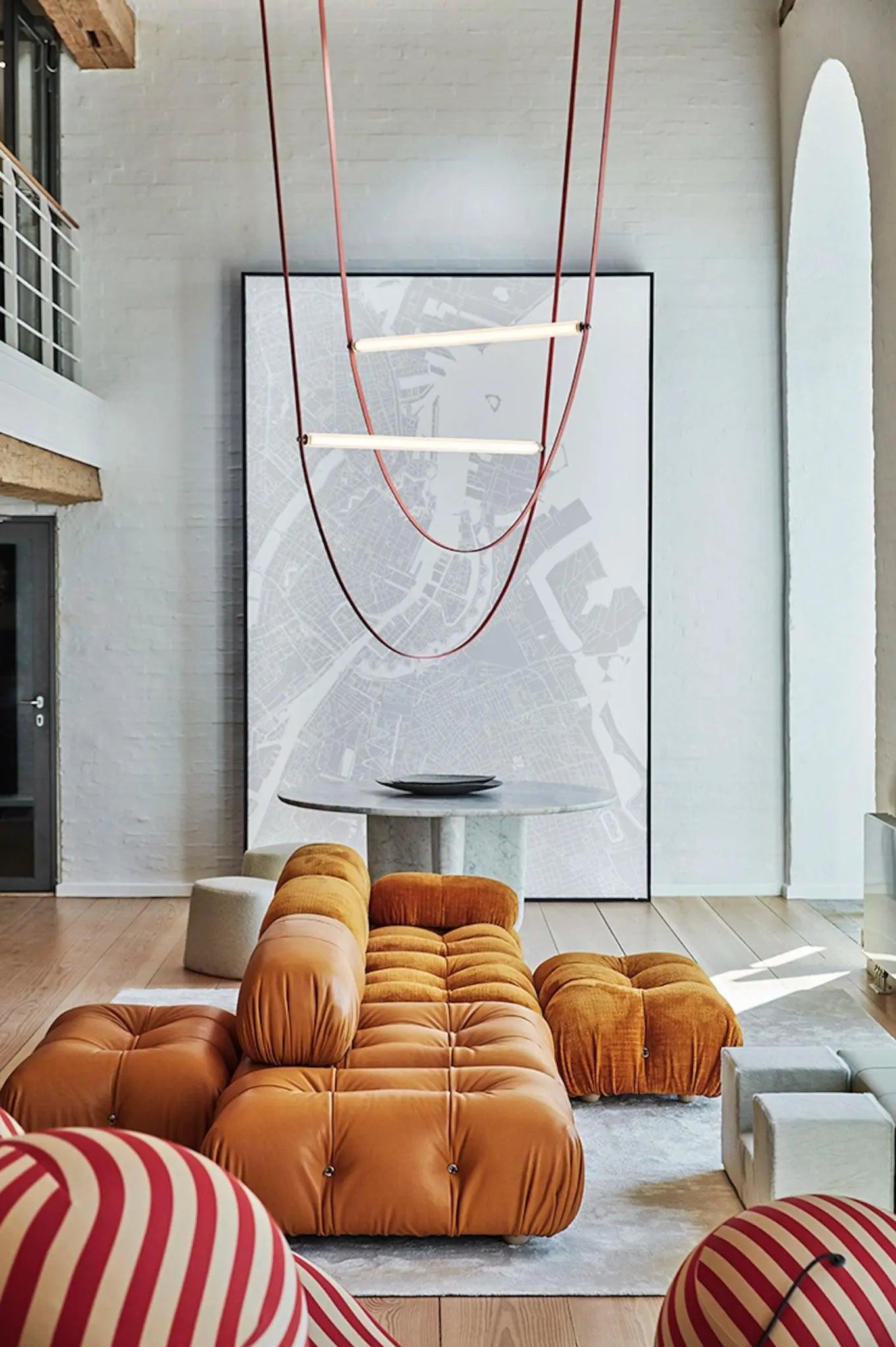 Lampa wisząca WIRELINE różowy – Flos