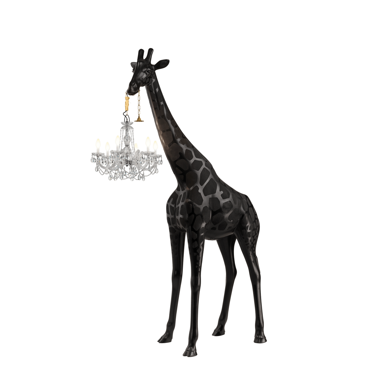 Lampa zewnętrzna GIRAFFE IN LOVE M czarny Qeeboo Eye on Design