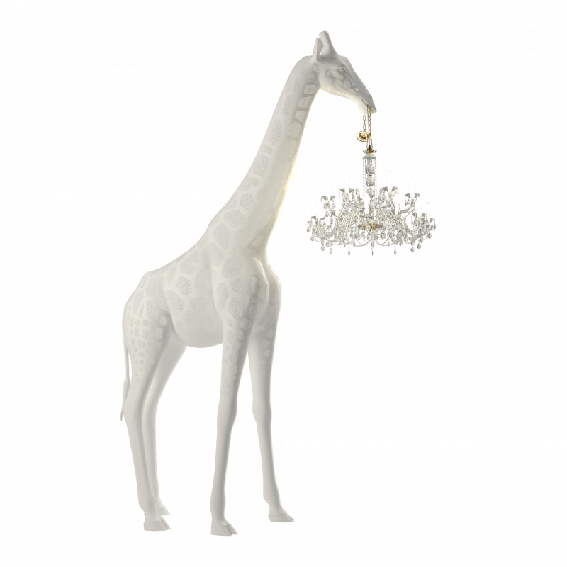 Lampa zewnętrzna GIRAFFE IN LOVE XL biała Qeeboo Eye on Design