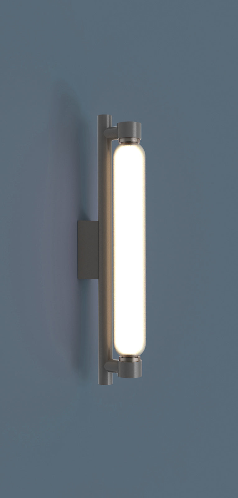 La Roche Wandlampe grau