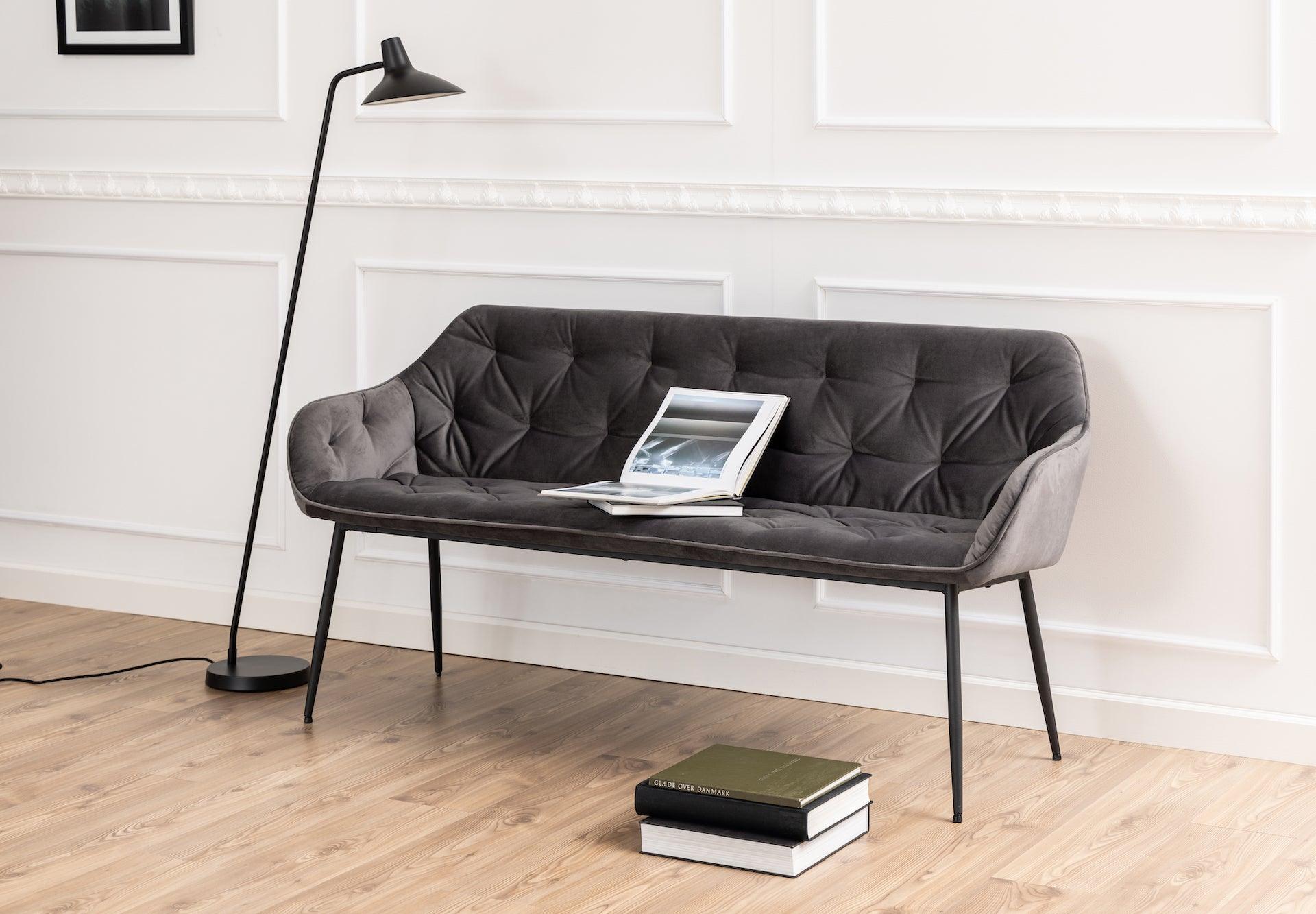Ławka MARTEN ciemnoszary Home Essentials Eye on Design