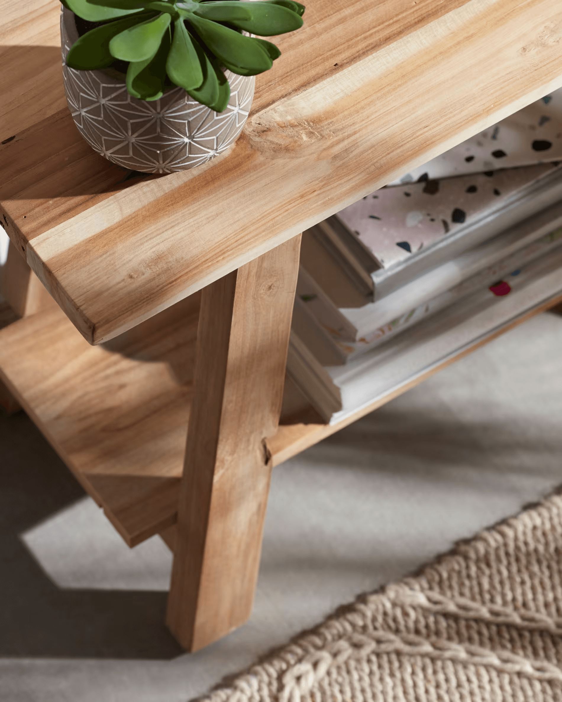 Ławka SAFARA lite drewno tekowe La Forma Eye on Design