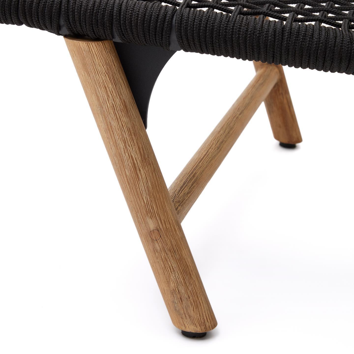 Leżak ogrodowy DANDARA czarny La Forma Eye on Design
