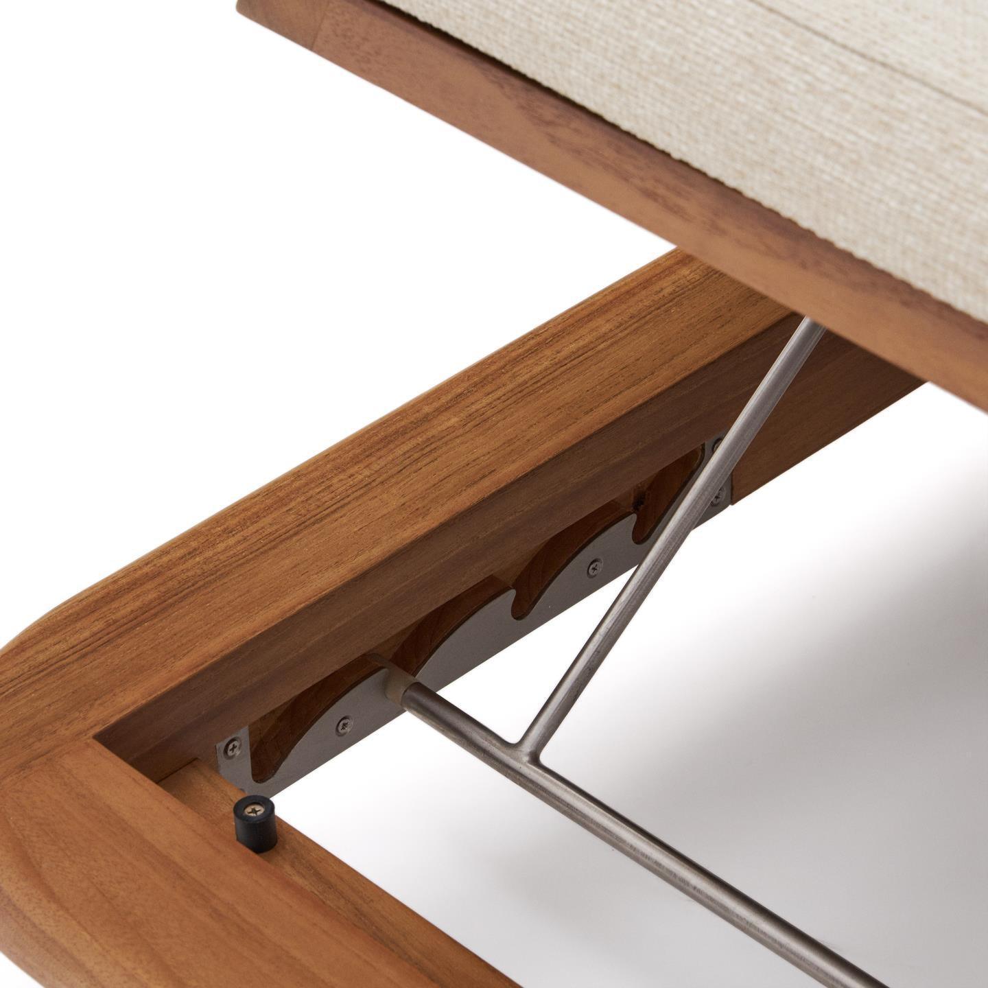 Leżak ogrodowy TURQUETA drewno tekowe La Forma Eye on Design