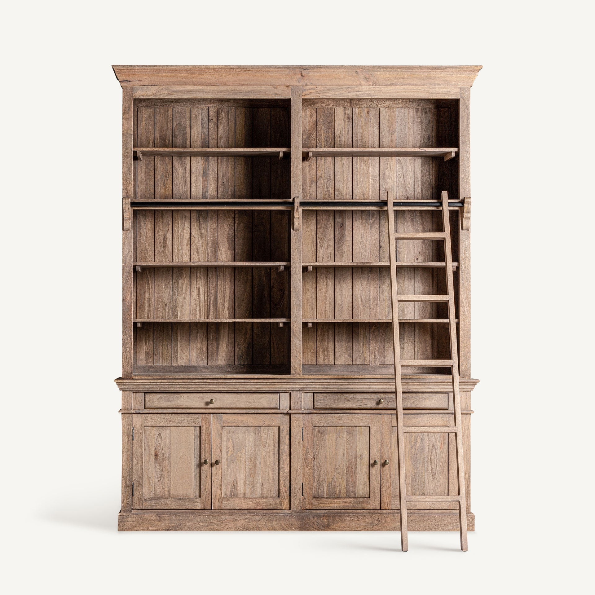 Bücherregal MANDERN Mango-Holz