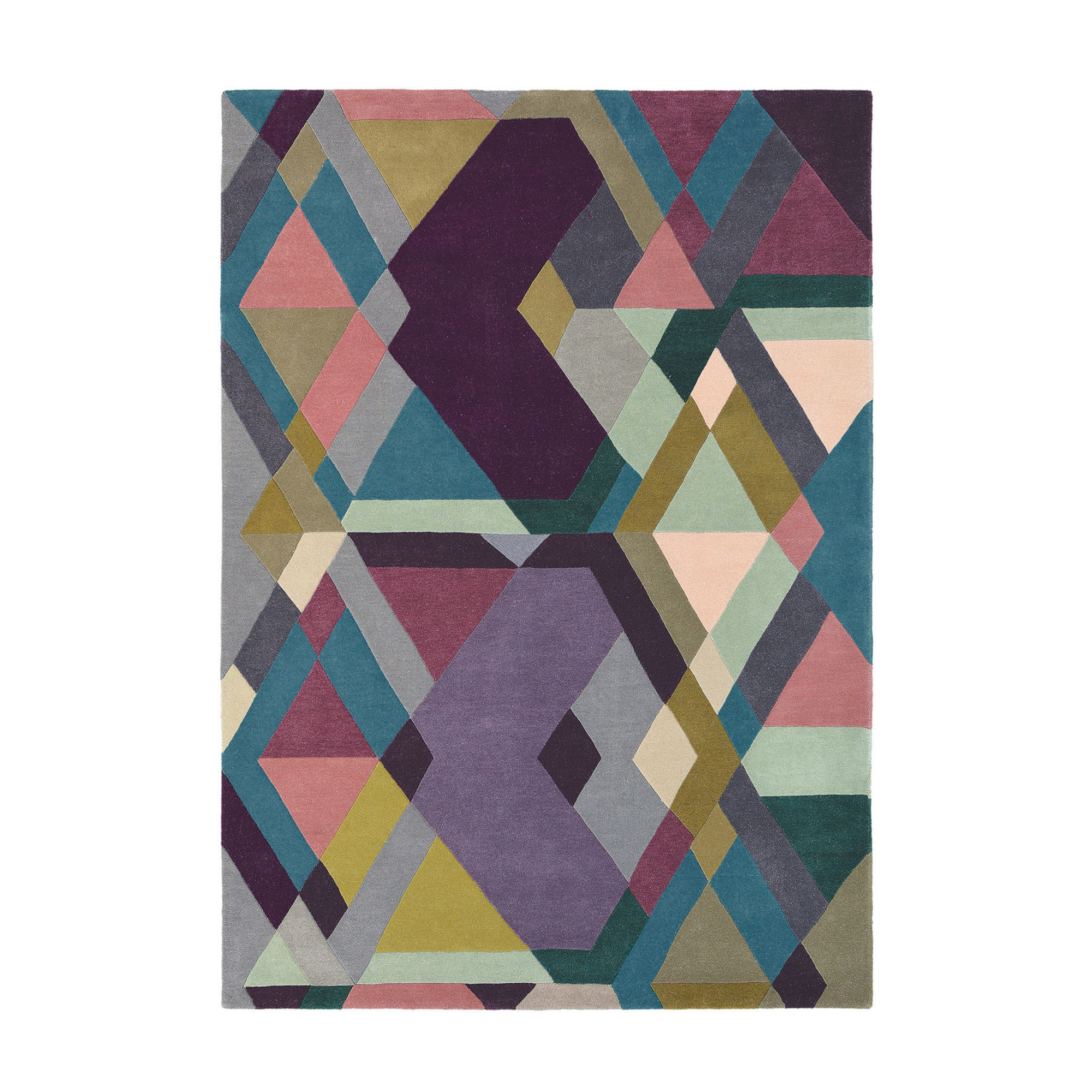 Teppich MOSAIC LIGHT PURPLE mehrfarbig