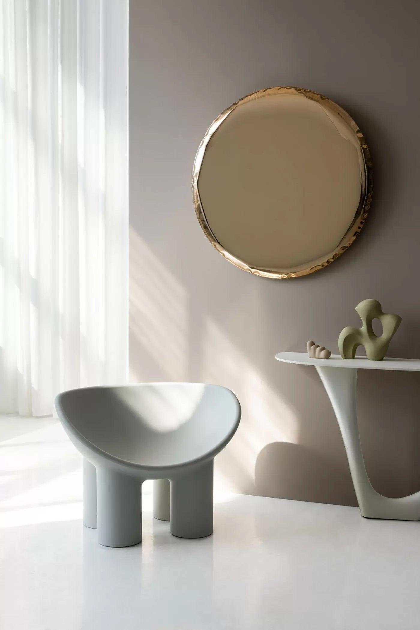 Lustro OKO aurum różowe złoto Zieta Studio Eye on Design