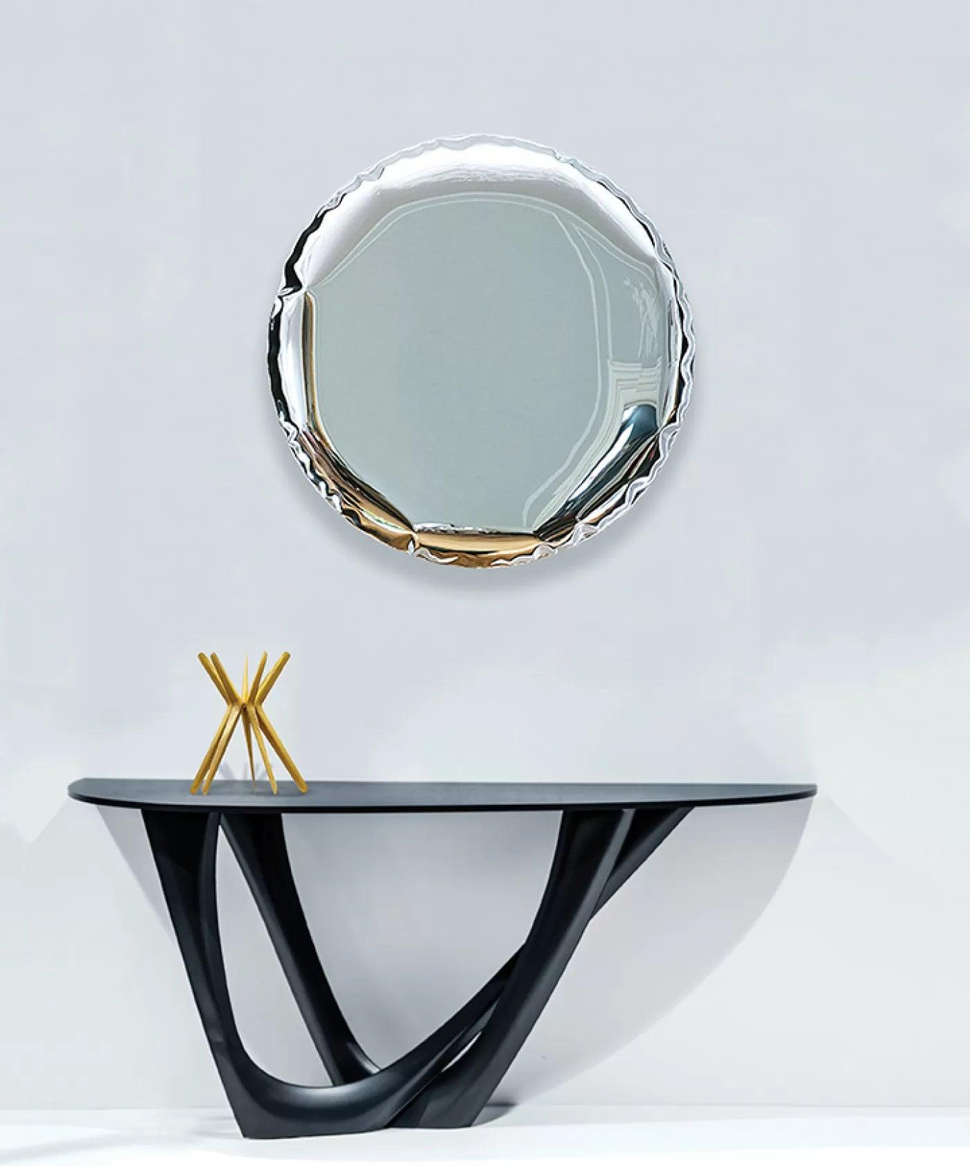 Lustro OKO aurum różowe złoto Zieta Studio Eye on Design