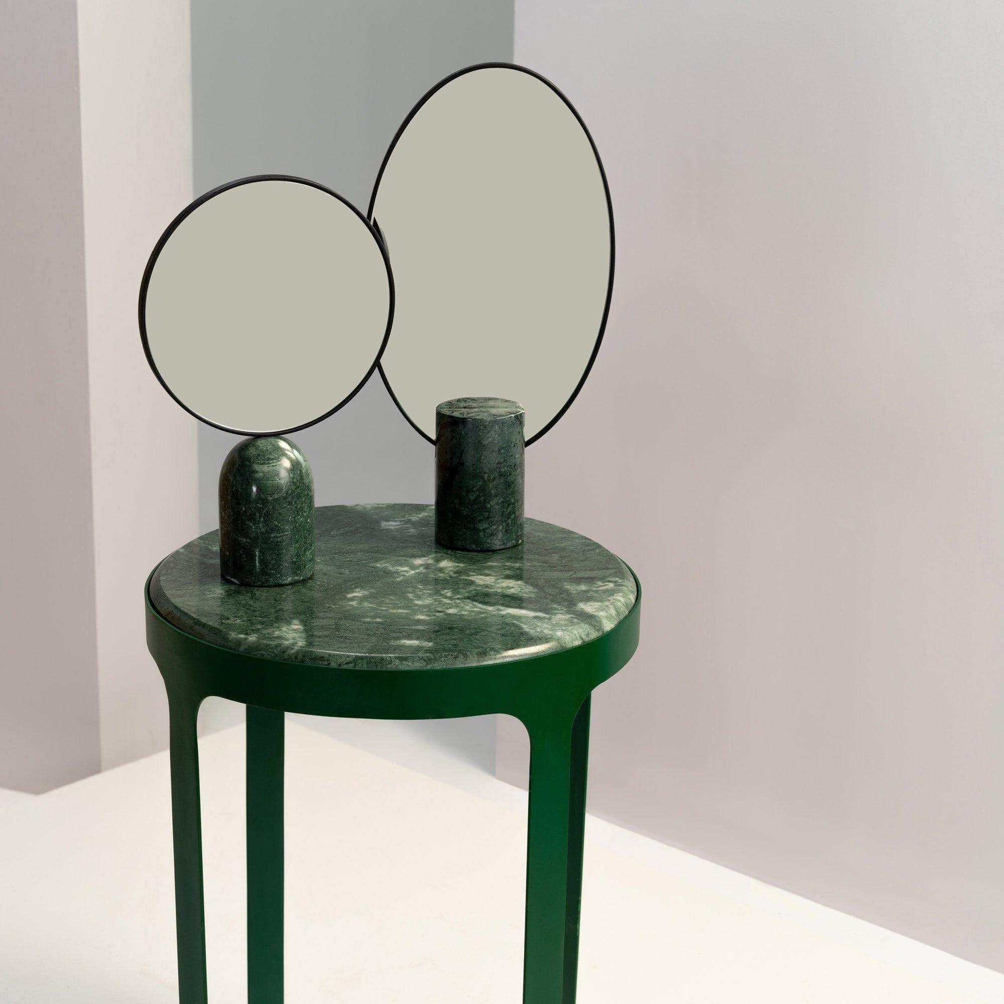 Lustro OVAL zielony marmur Pols Potten Eye on Design