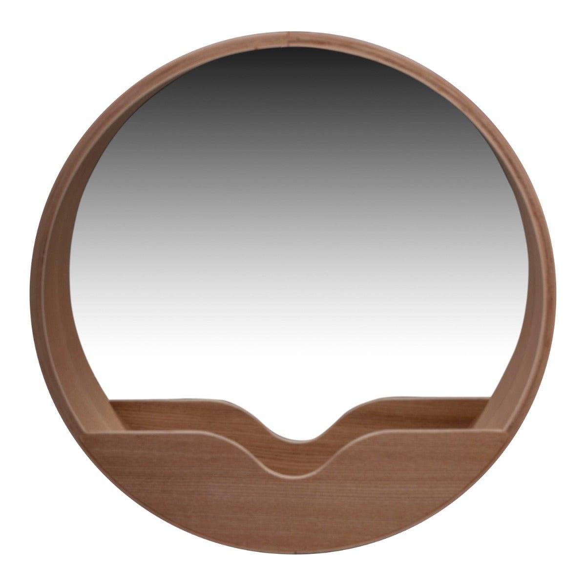 Lustro ścienne ROUND 60 drewniane Zuiver Eye on Design