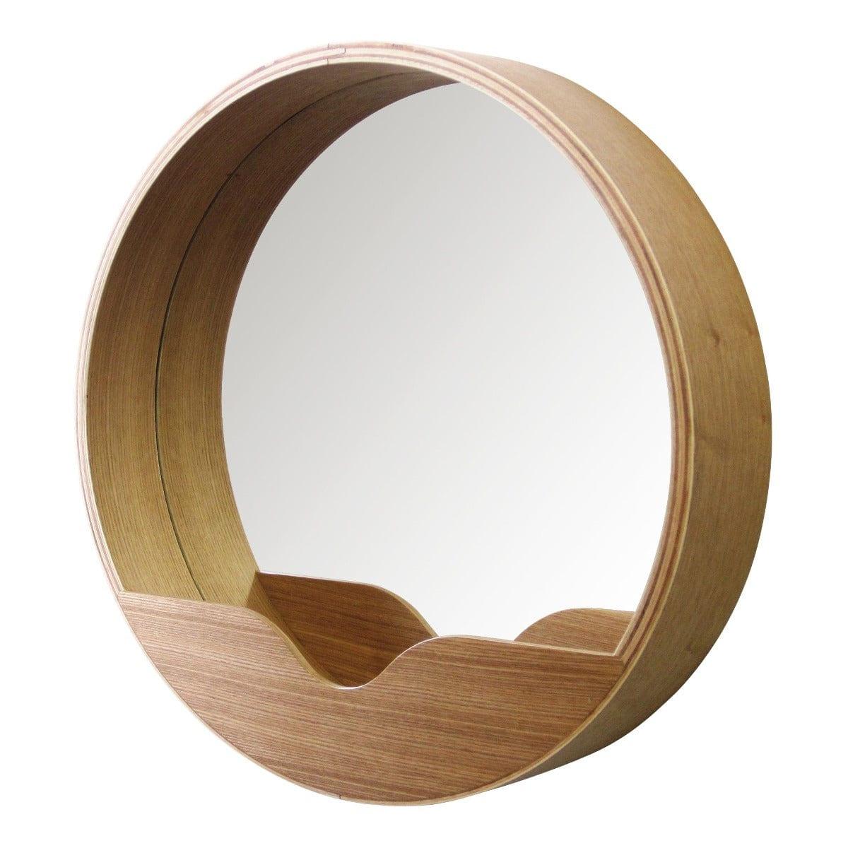 Lustro ścienne ROUND 60 drewniane Zuiver Eye on Design