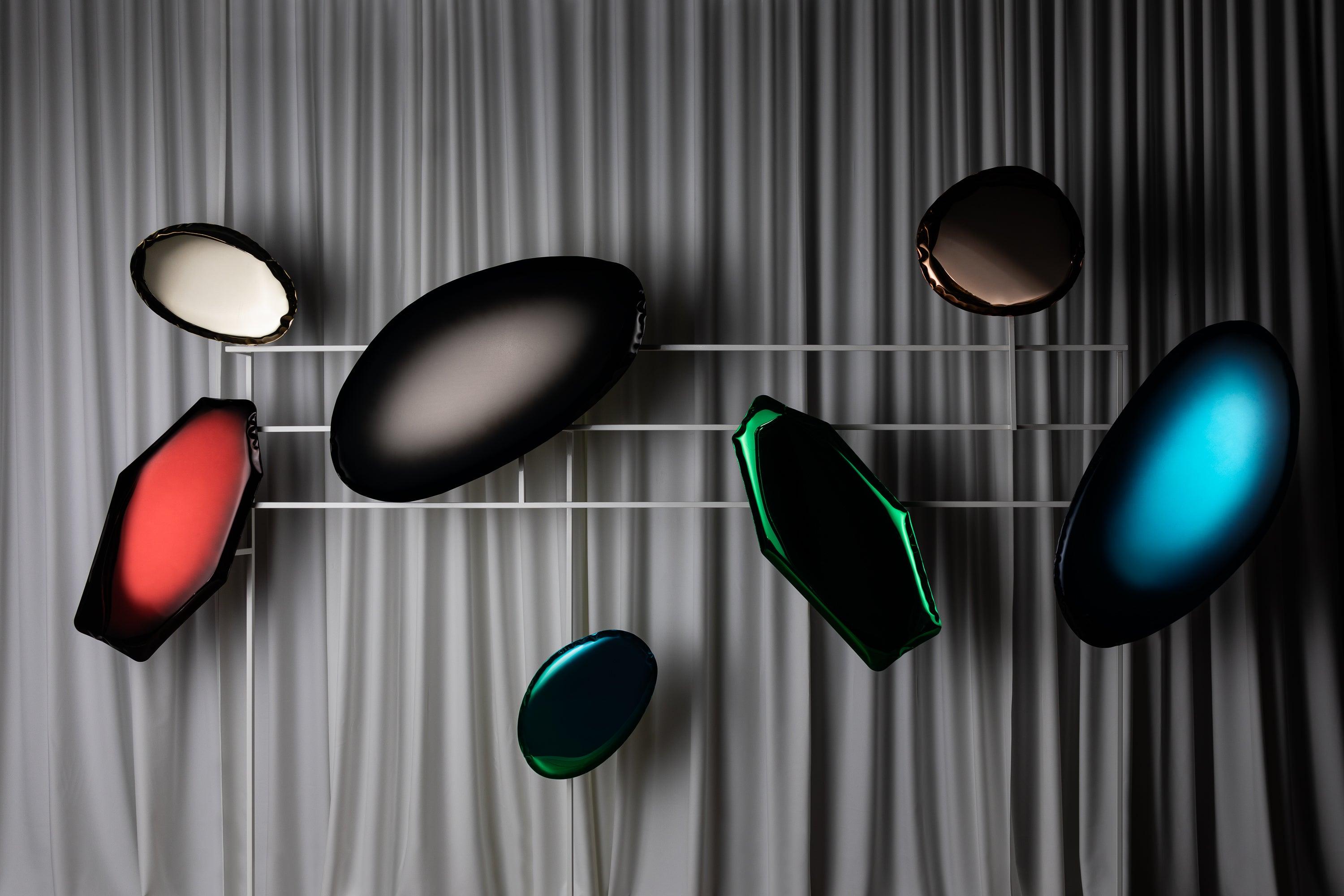 Lustro TAFLA C gradient szmaragd Zieta Studio Eye on Design