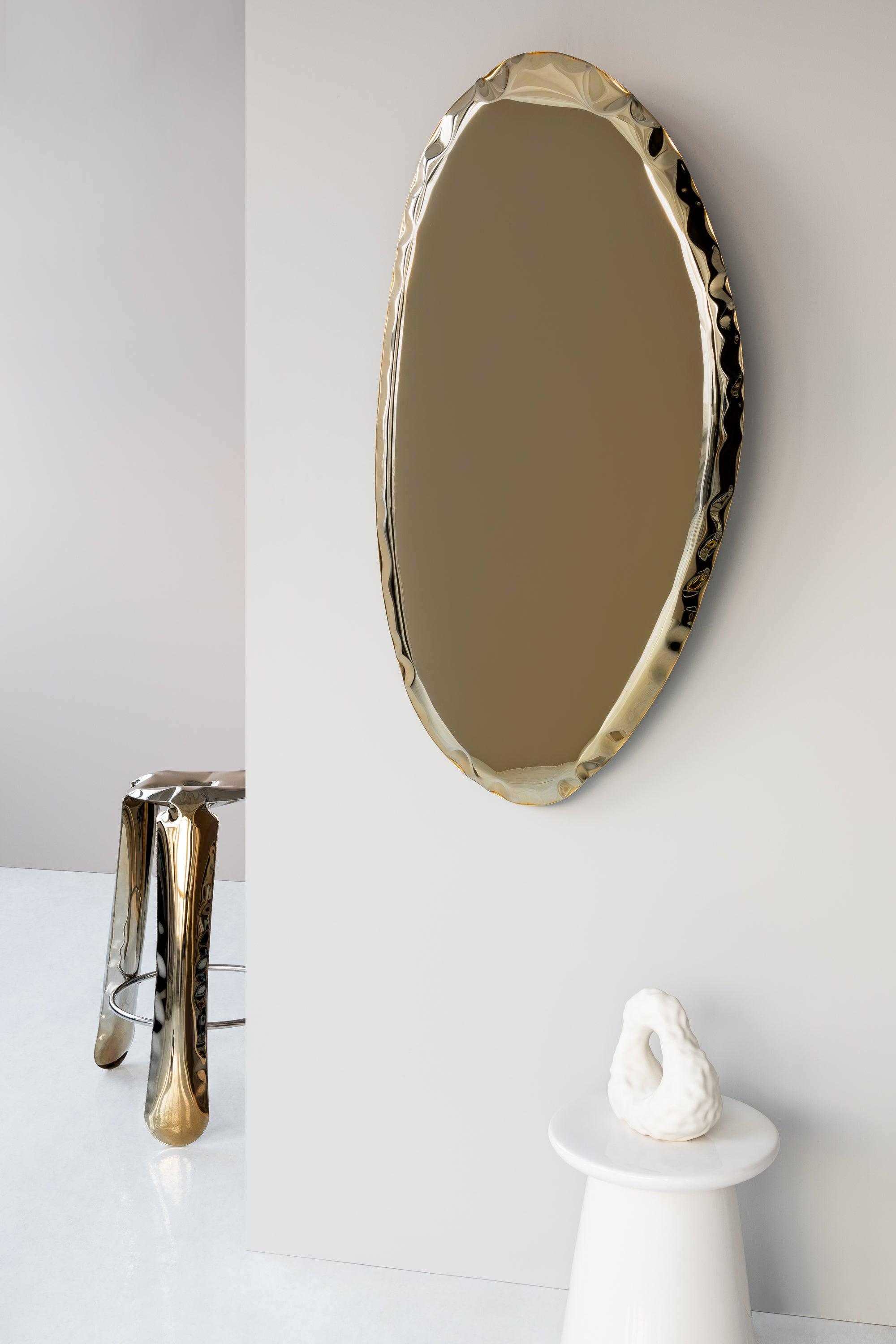 Lustro TAFLA O aurum jasnozłoty Zieta Studio Eye on Design