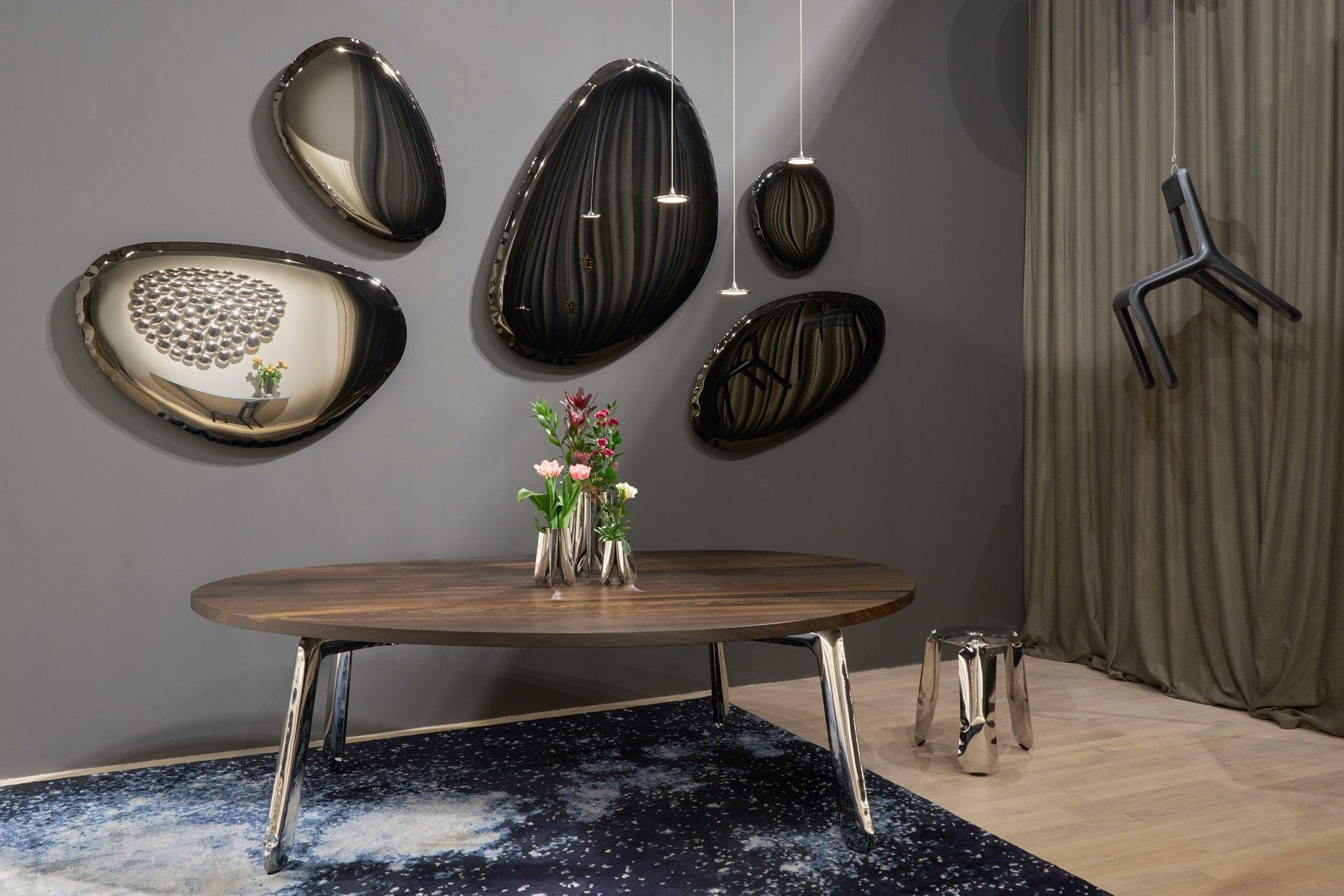 Lustro TAFLA O transitions ciemna materia Zieta Studio Eye on Design