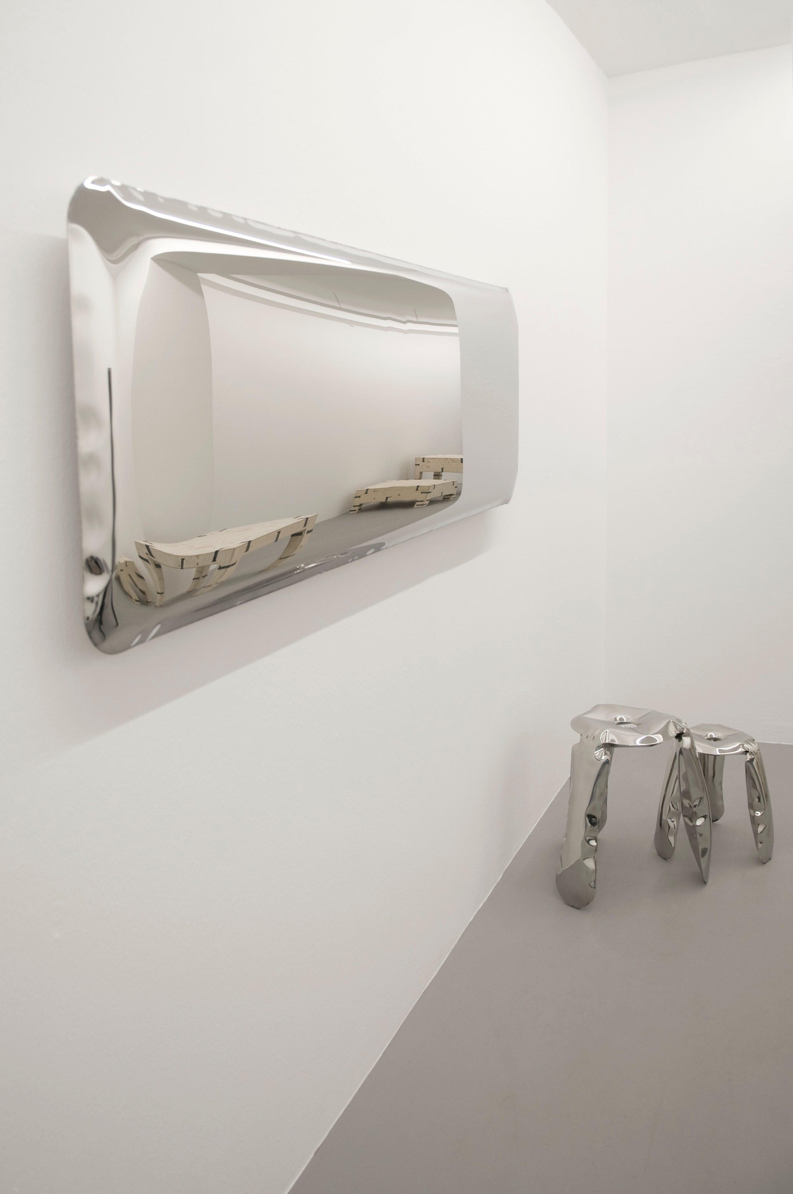 Lustro TAFLA Q inox Zieta Studio Eye on Design