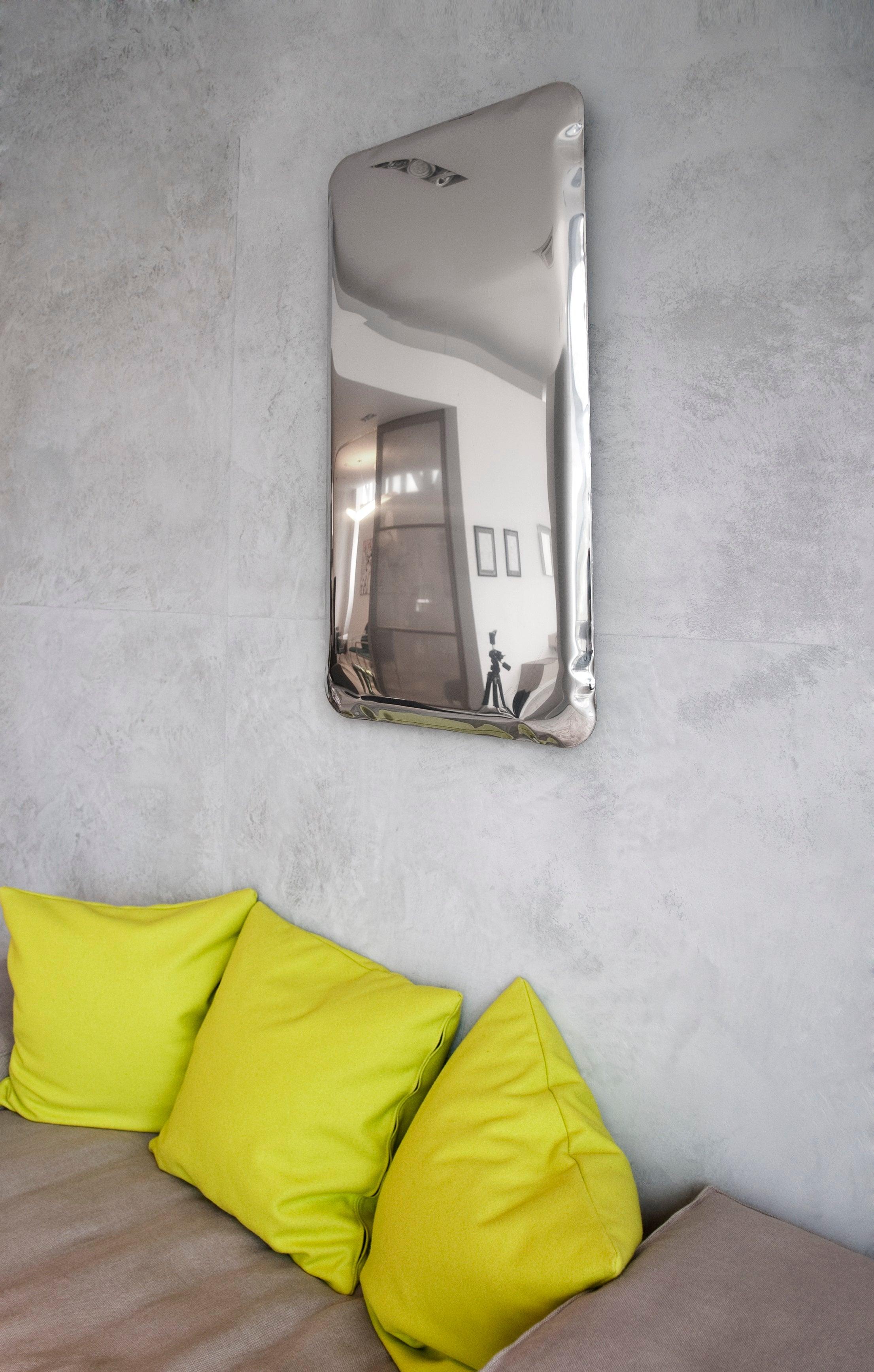 Lustro TAFLA Q inox Zieta Studio Eye on Design