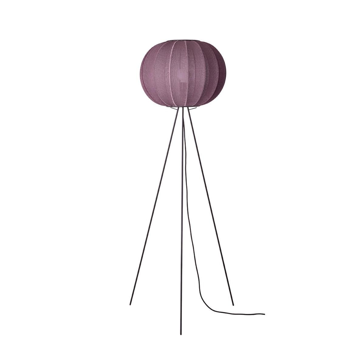 Stehlampe Dreibein hoch KNIT-WIT burgunderrot