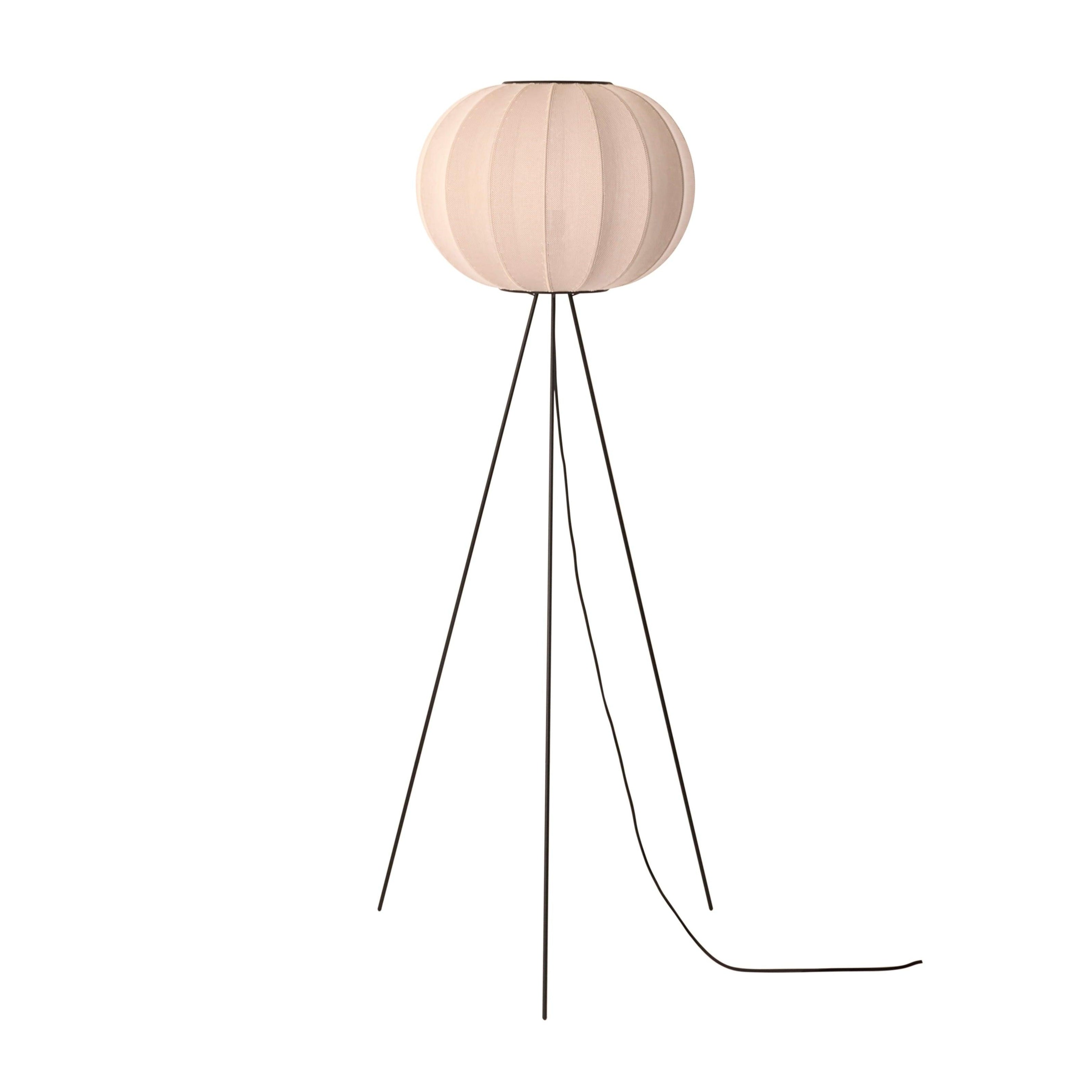 Stehlampe Dreibein hoch KNIT-WIT sandfarben