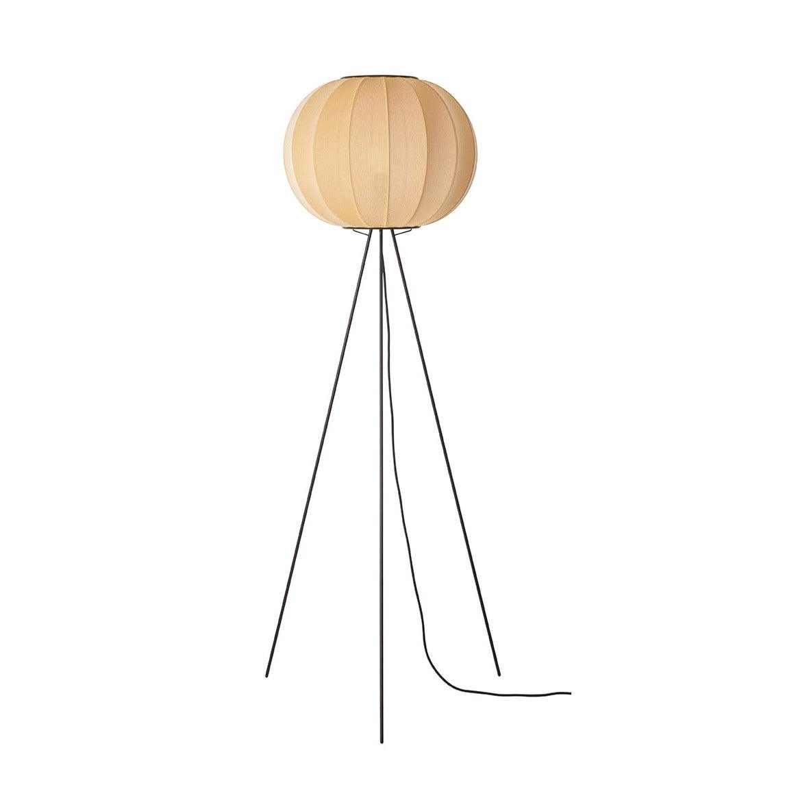 High tripod floor lamp KNIT-WIT yellow