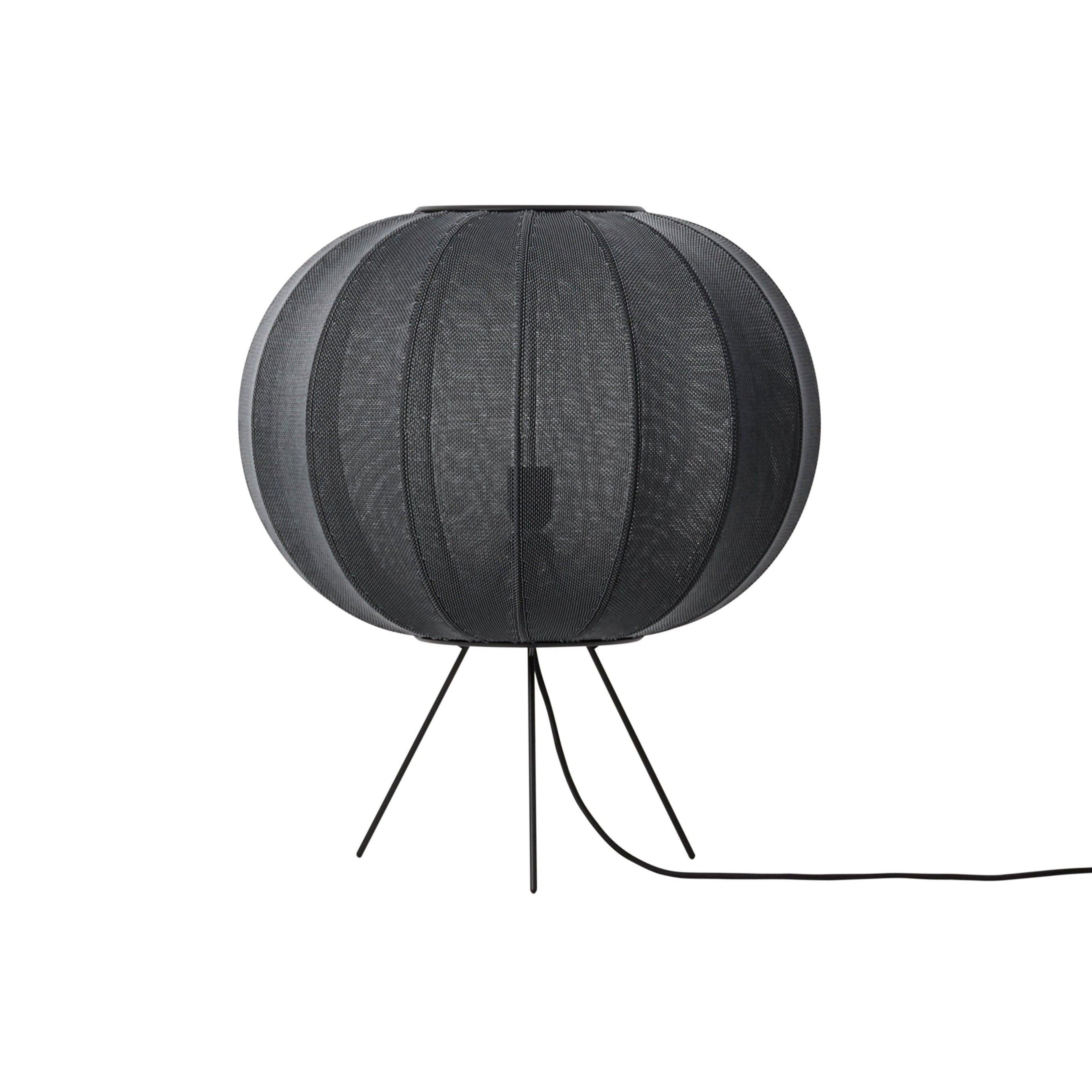 Stehlampe Dreibein niedrig KNIT-WIT schwarz