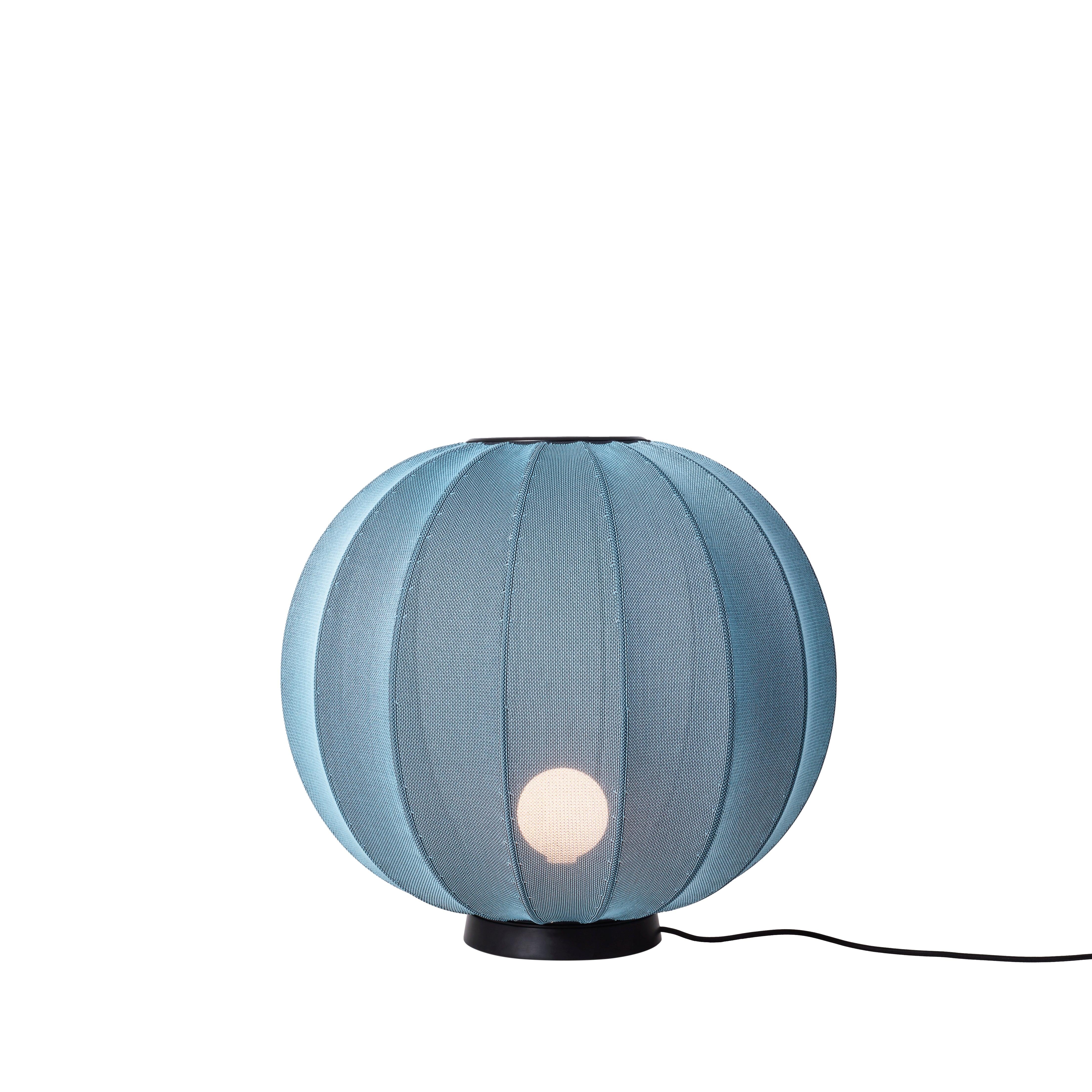Blaues Stehlamp