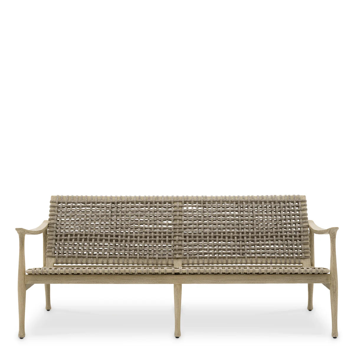 Sofa für den Außenbereich MANZO grau mit beige