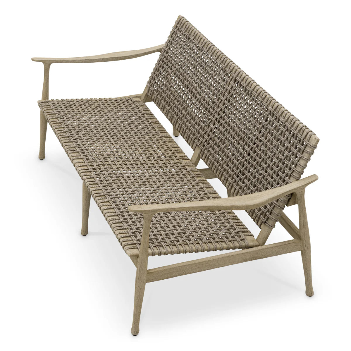 Sofa für den Außenbereich MANZO grau mit beige