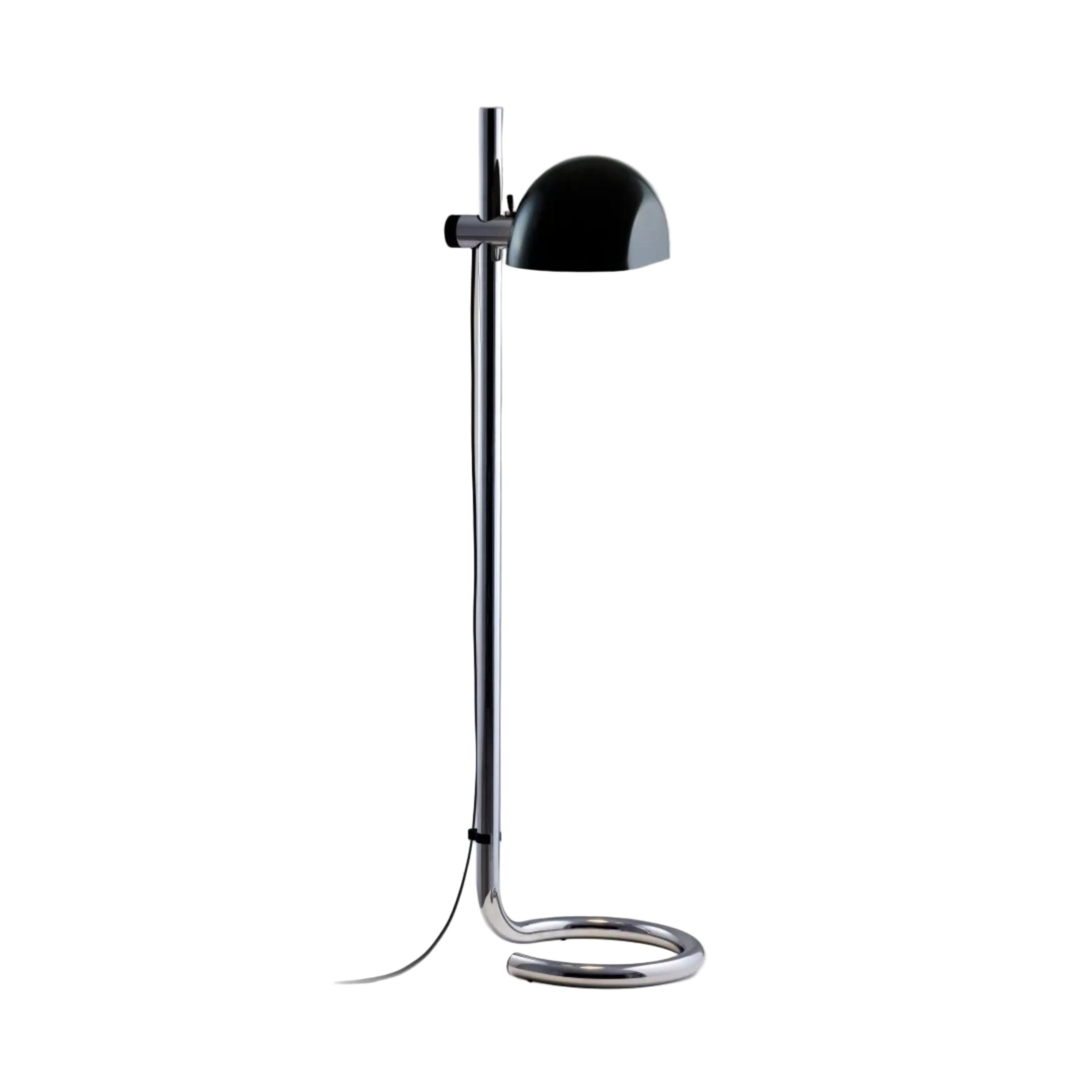 Lampa podłogowa LAURO czarny klosz ze stalową podstawą