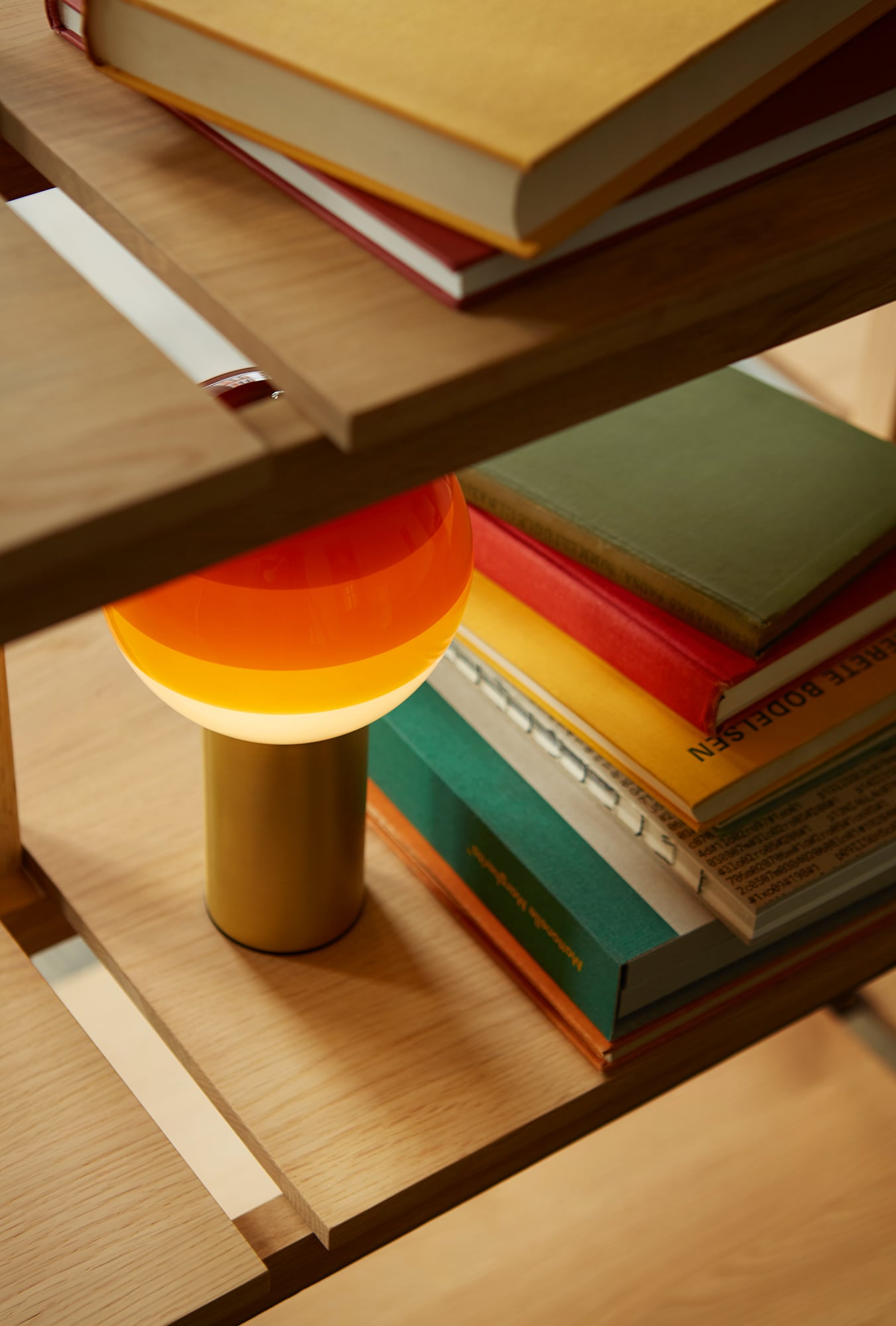 Akku-Lampe DIPPING schokoladenbraun