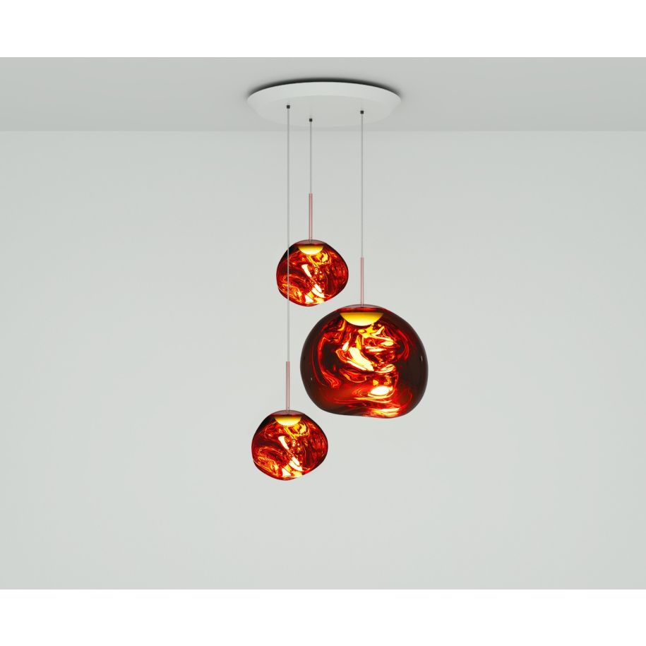 Runde Miedziana Hanging Lampe schmelzen