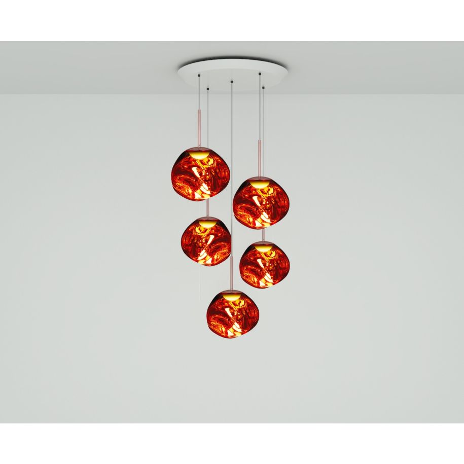 Runde Miedziana Hanging Lampe schmelzen