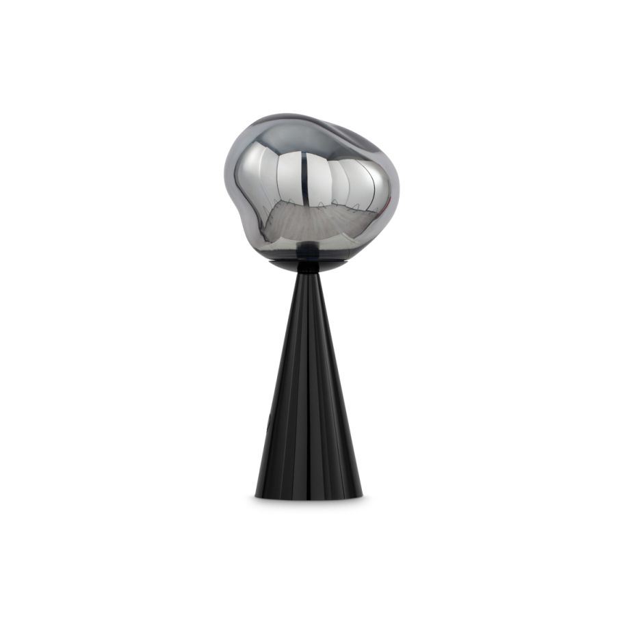 Schwarze tragbare Lampe