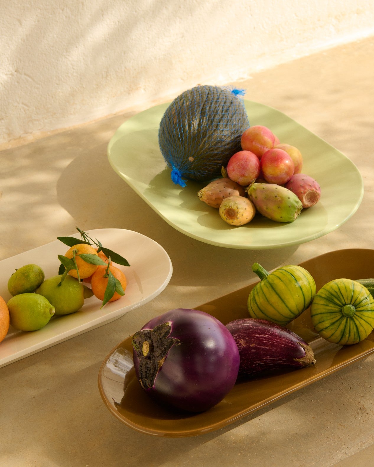 Brown Ceramic Platter MERE
