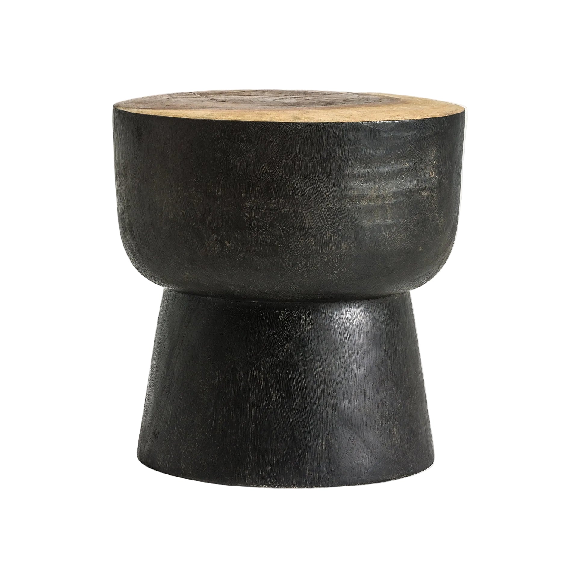 Stolik kawowy ARUSA czarne drewno tropikalne