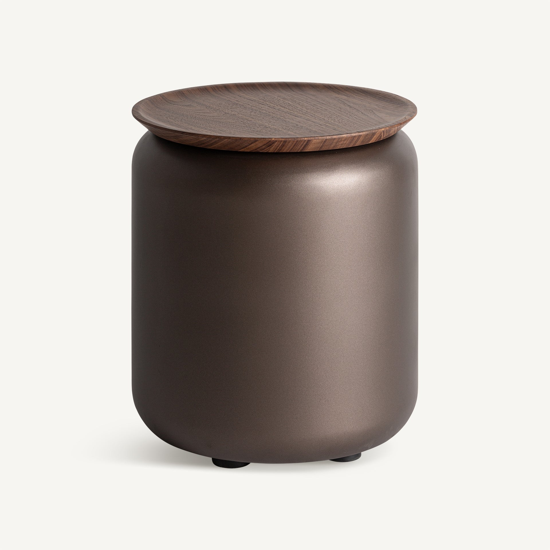 BUGDORF Brown Side Table