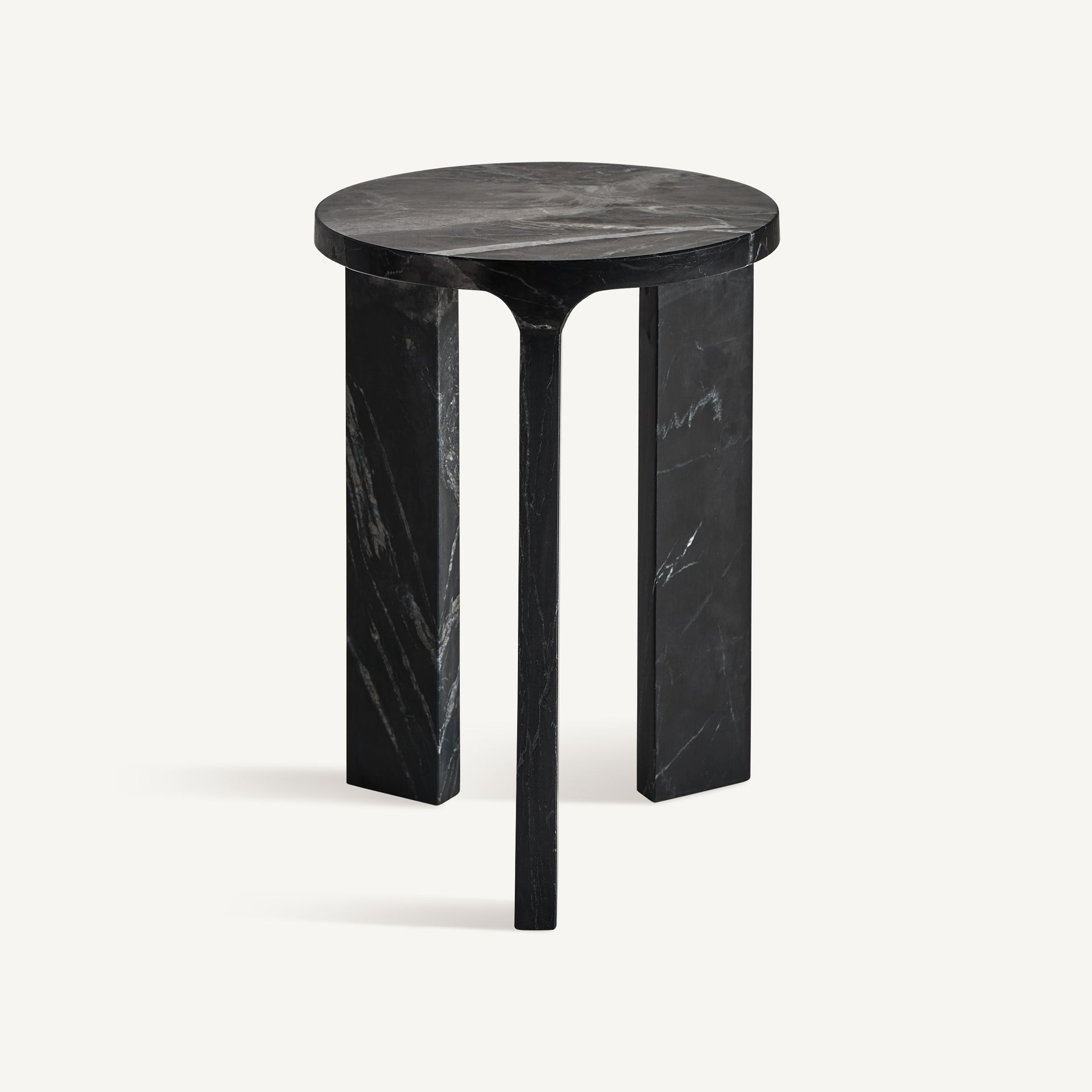 Beistelltisch DYRSTAD schwarzer Marmor