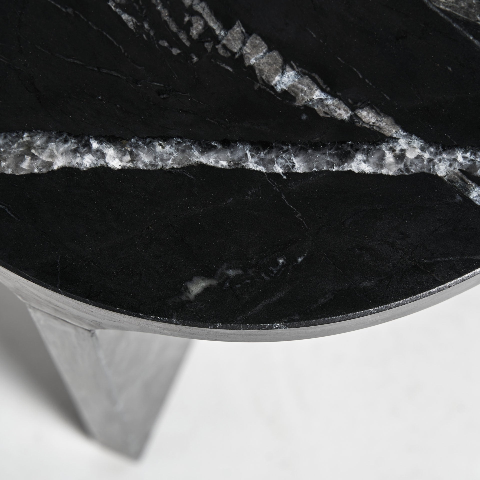 Beistelltisch DYRSTAD schwarzer Marmor