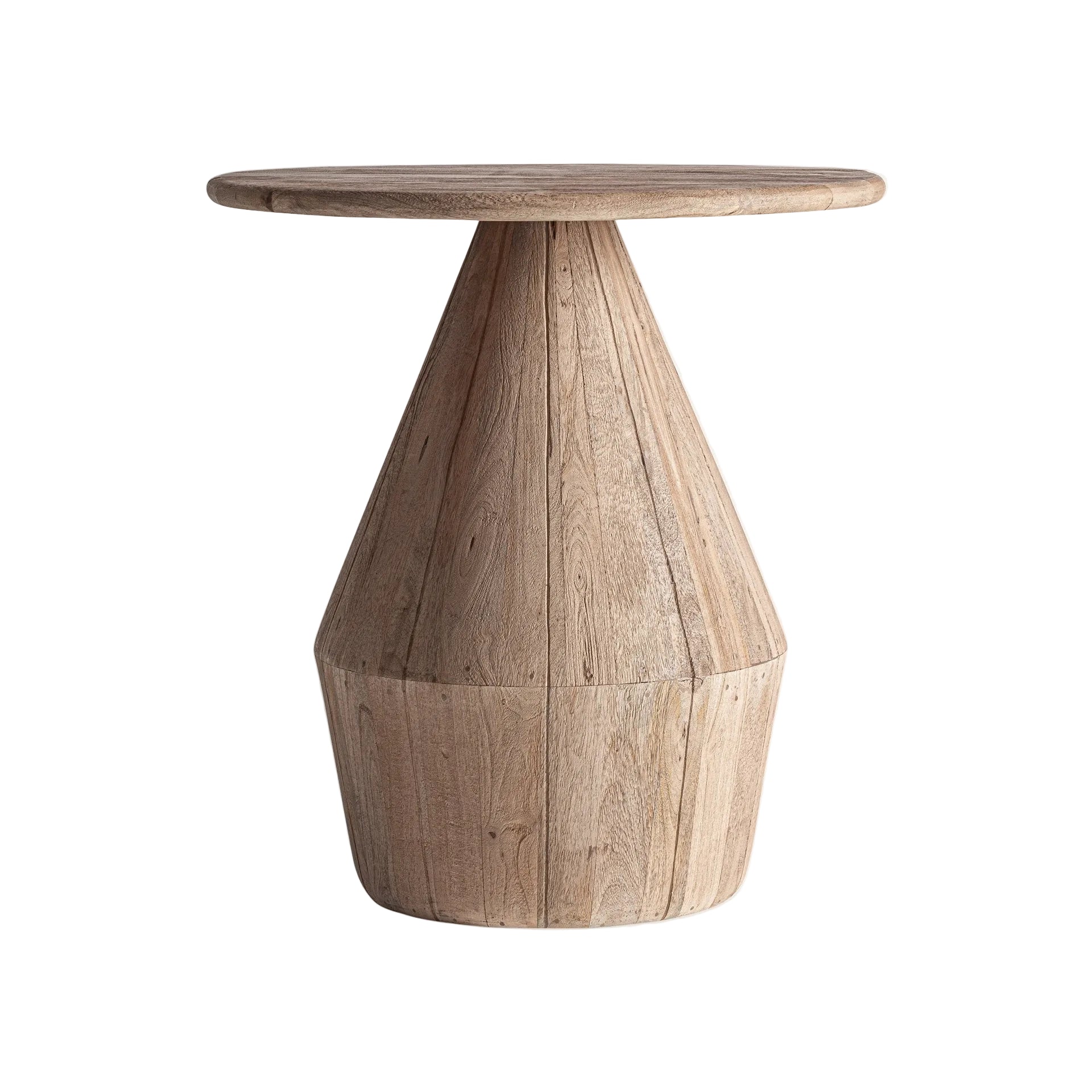 Runder Bar Tisch JACQUARD aus Mangoholz