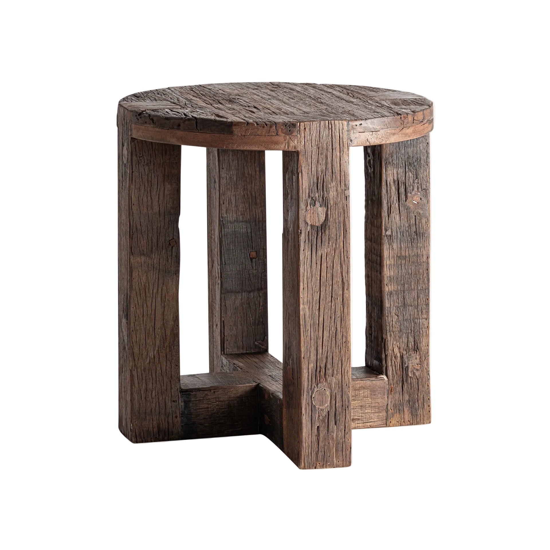 Beistelltisch LOSSE aus recyceltem Holz