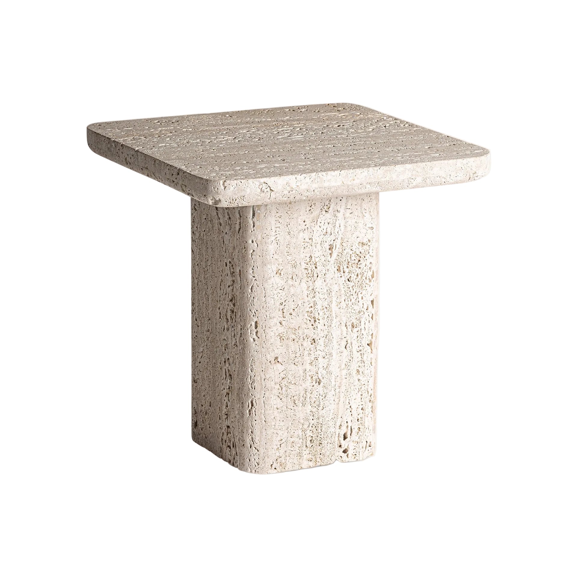 THEUVILLE Side Table Travertine