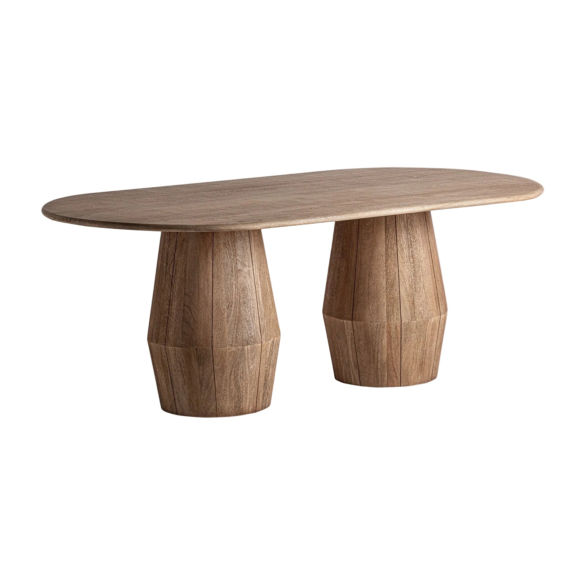 Oval Table JACQUARD Mango Wood