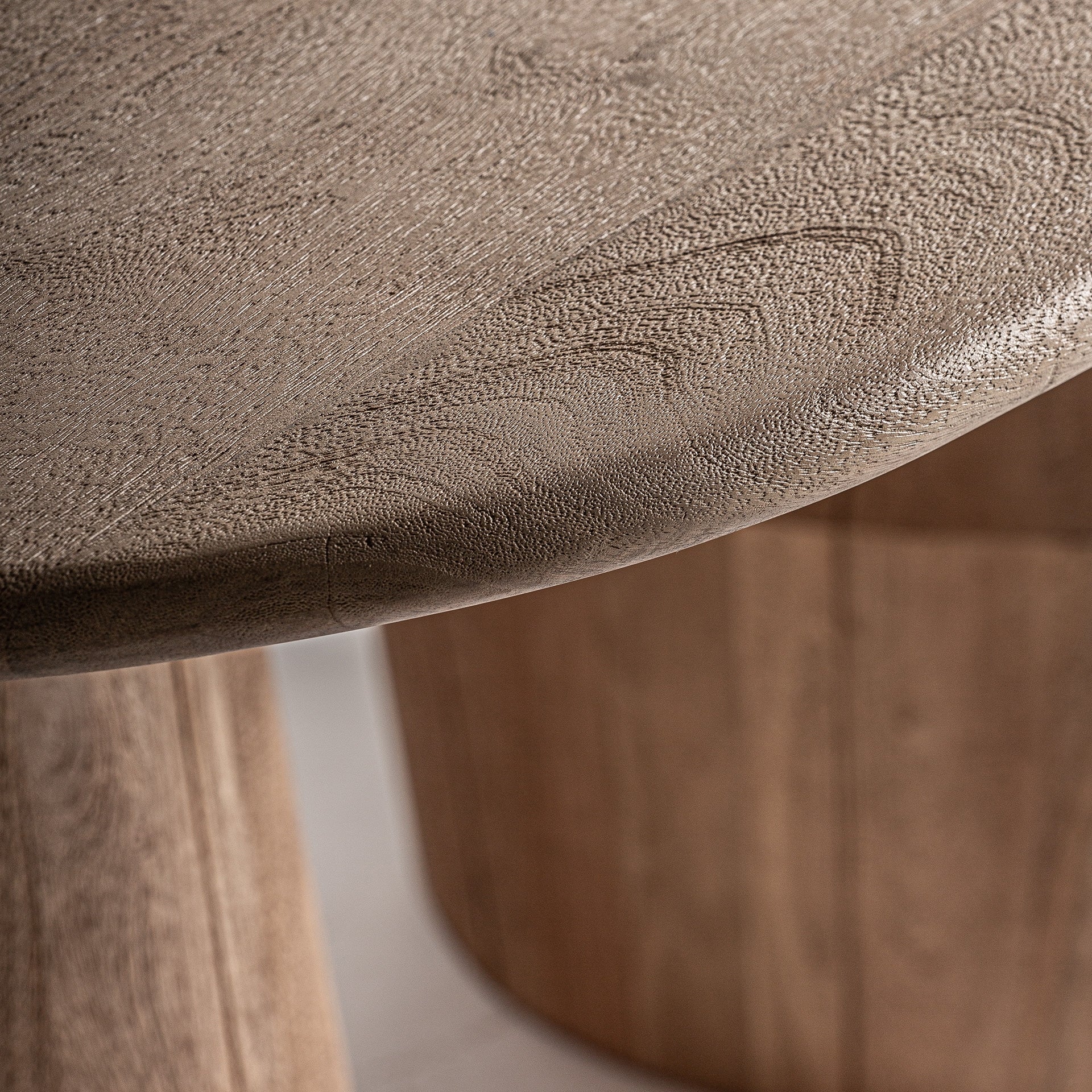 Oval Table JACQUARD Mango Wood