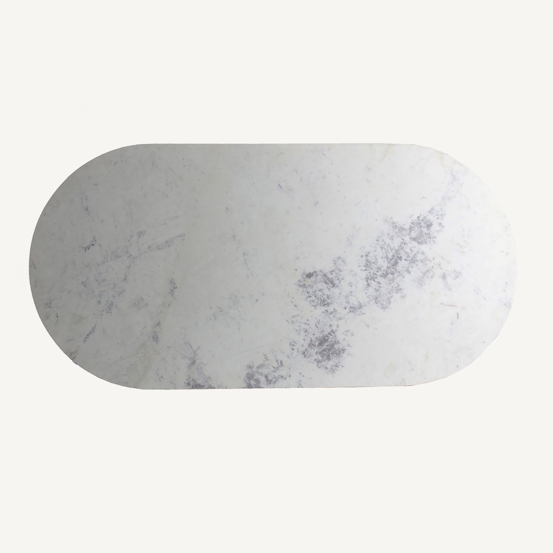 LEZEY Table White Marble with Gold Base