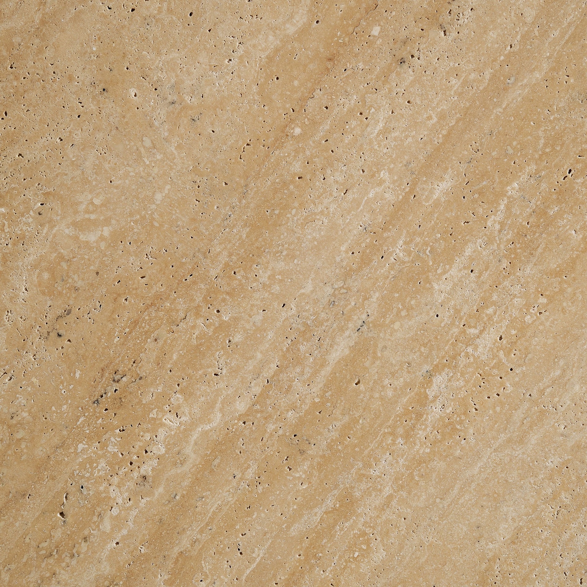 Ovale Tisch auf einem Fuß THIENNES beige Travertin