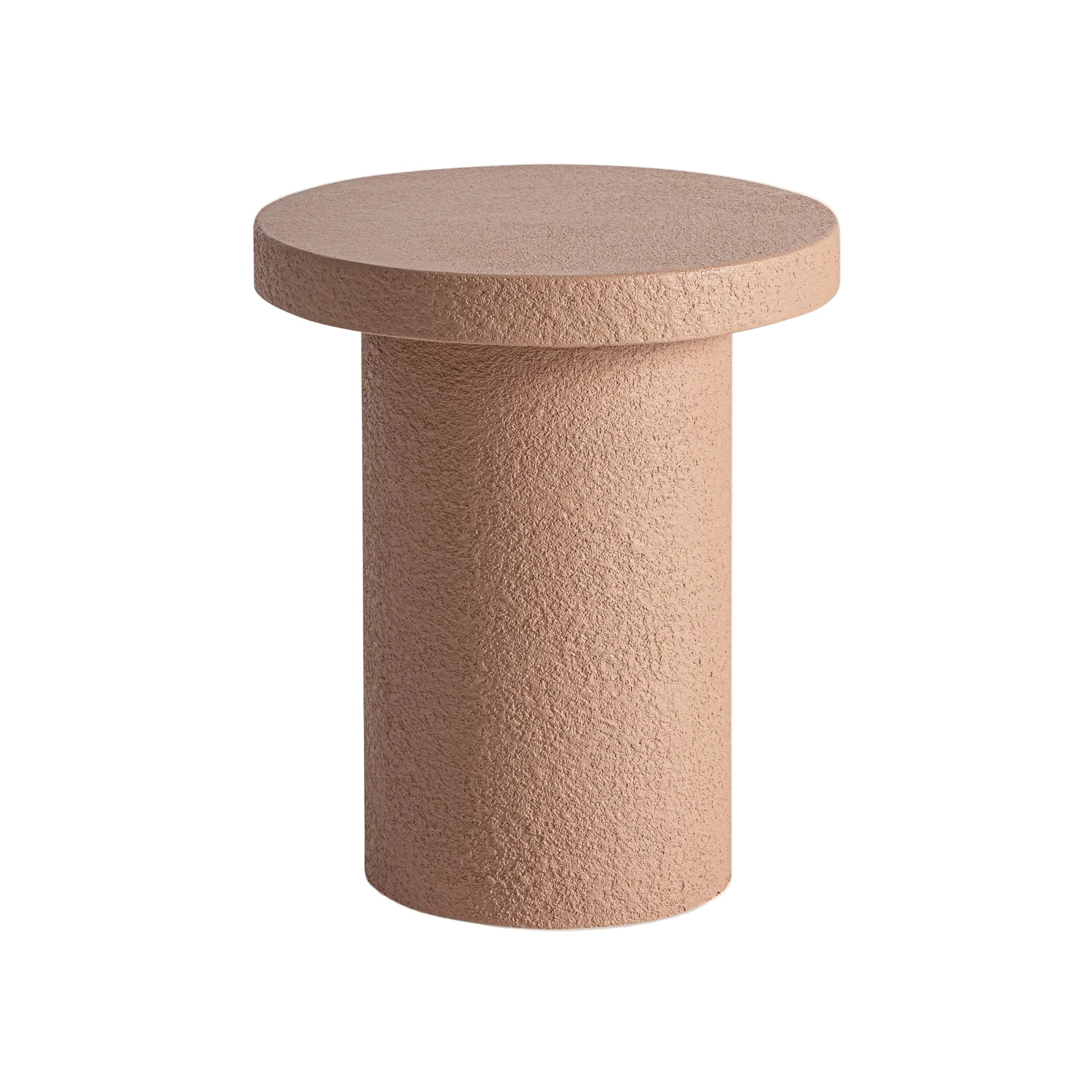 Seitlicher Außentisch BANFE rosa
