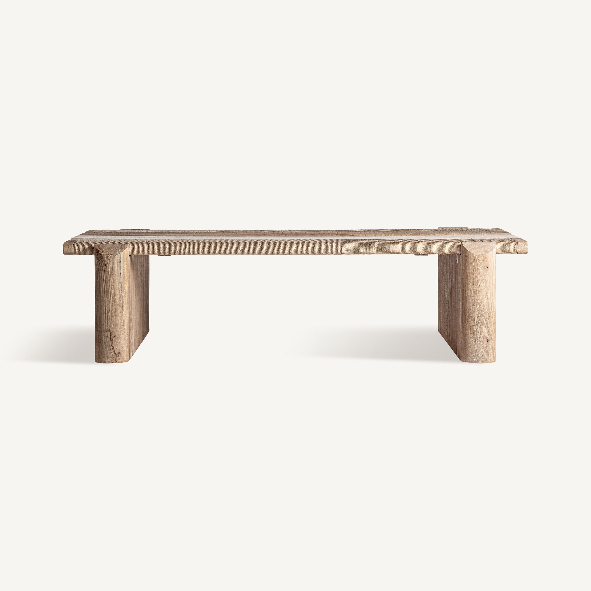 JACQUARD Coffee Table in Mango Wood with Marble
