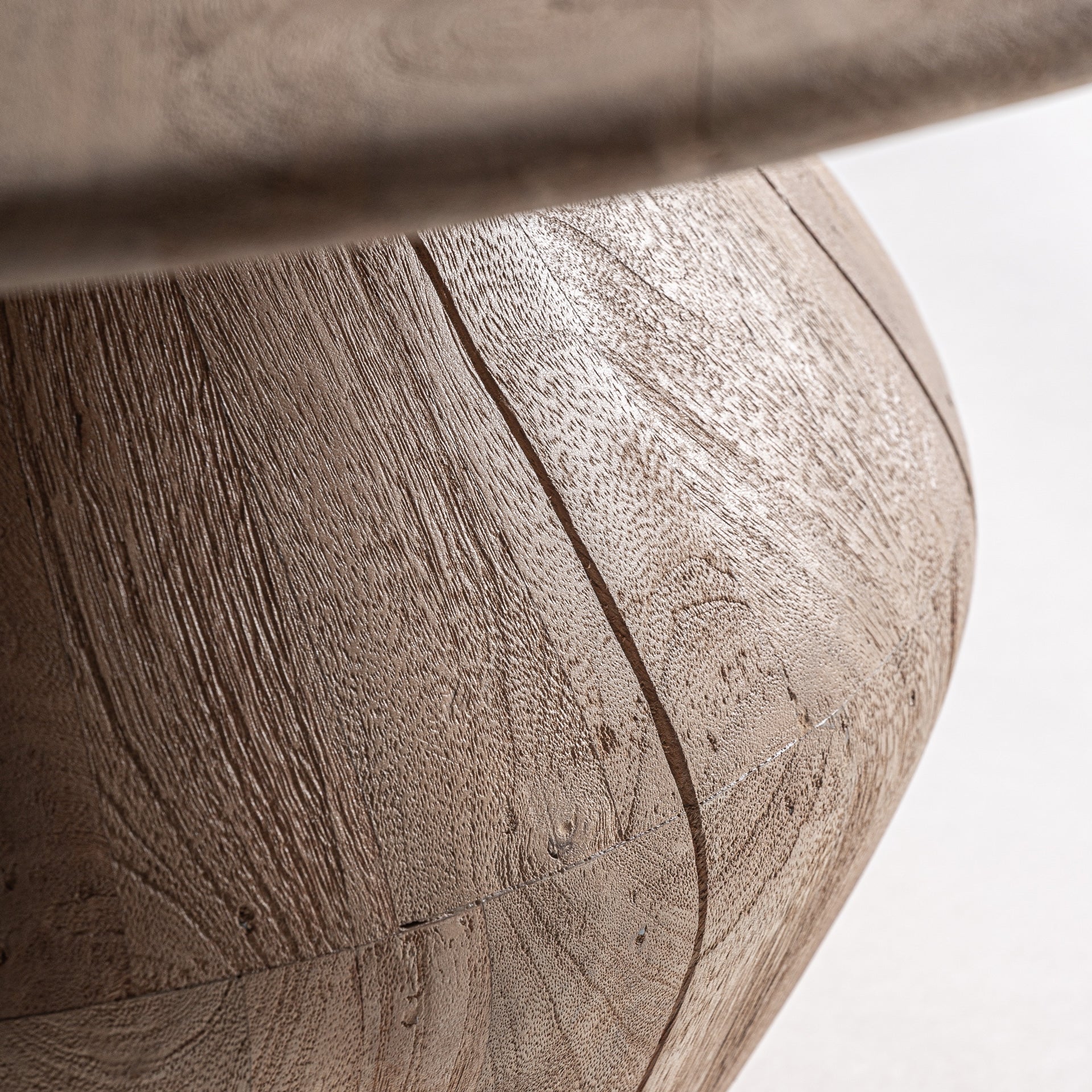 Round Coffee Table JACQUARD Mango Wood